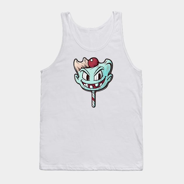 Trippy cartoon lollipop Tank Top by stkUA